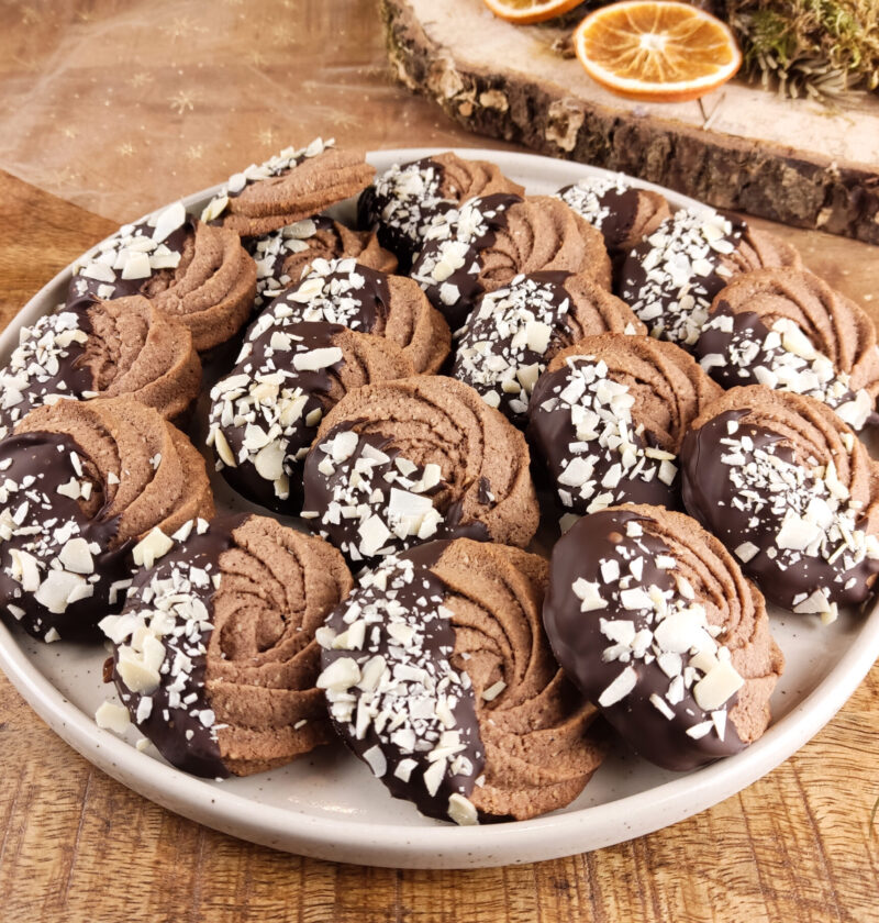 Coffee Almond Butter Cookies