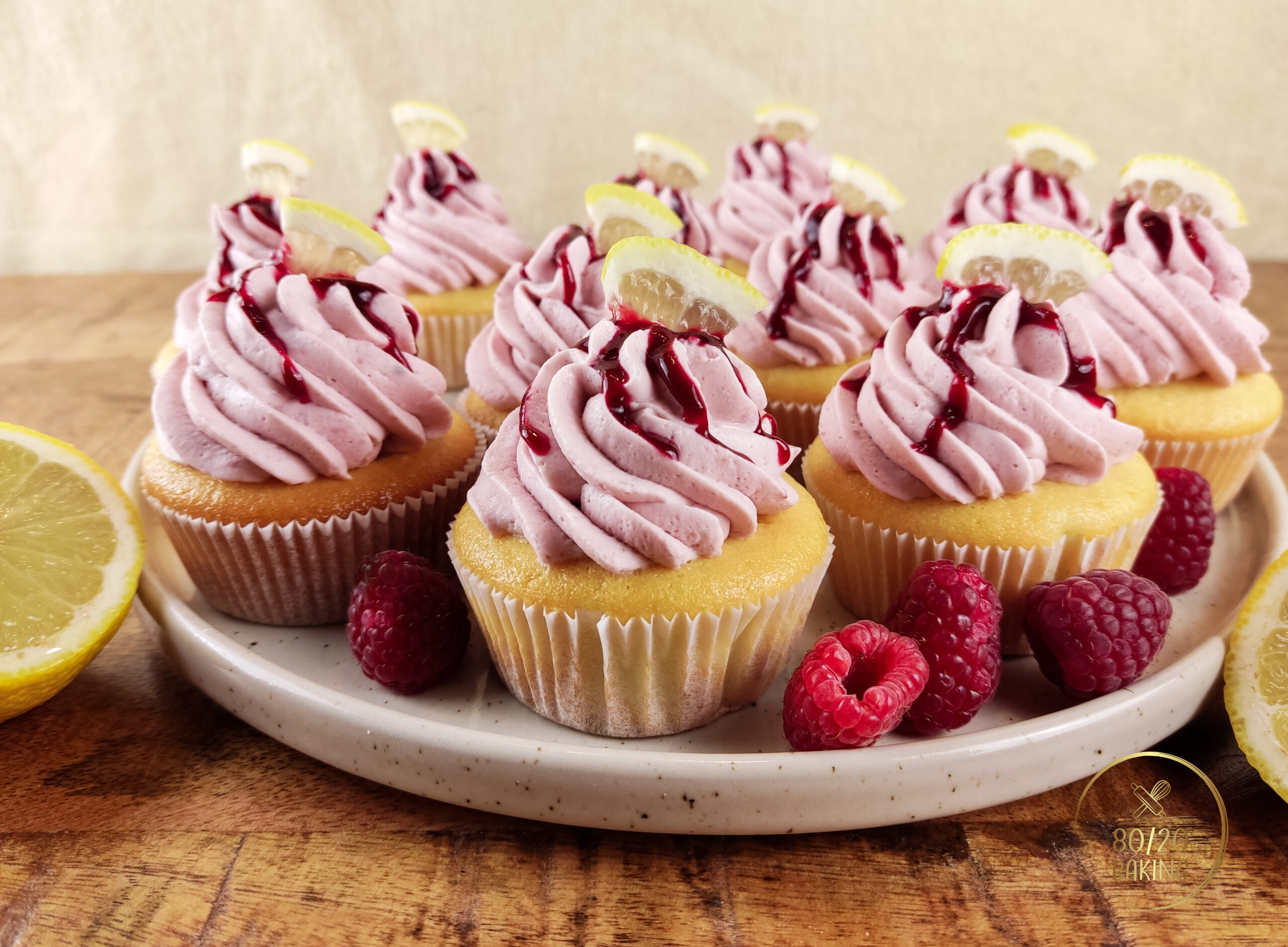 Lemon Raspberry Cupcakes