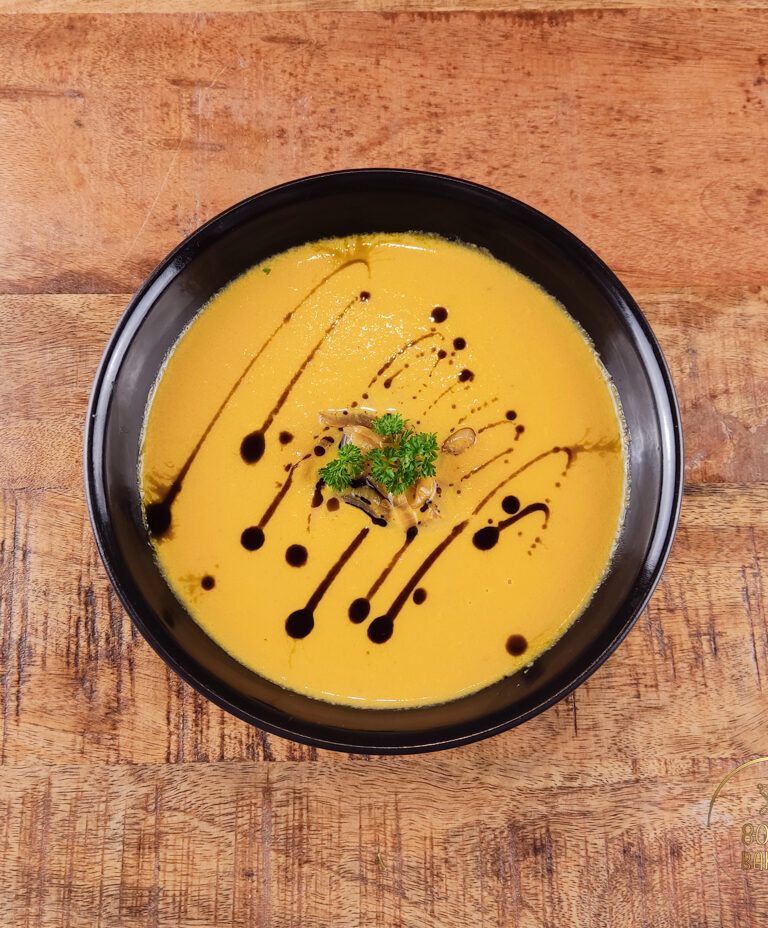 creamy carrot celeriac soup