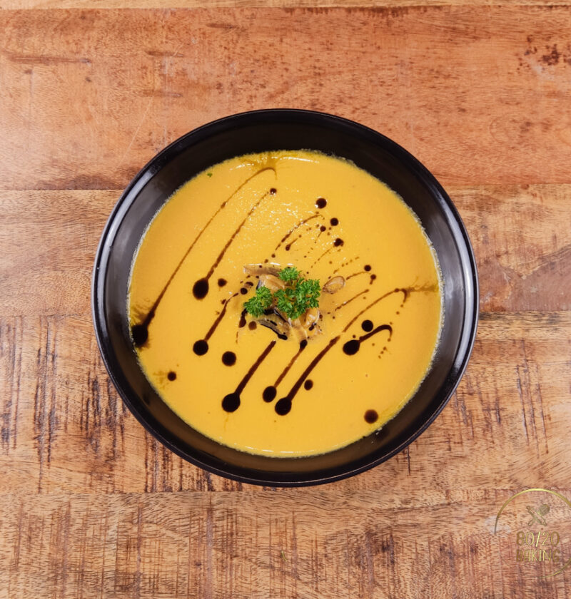 creamy carrot celeriac soup