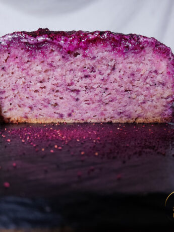 sugar-free blueberry lemon loaf