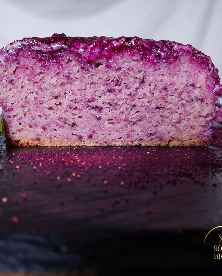 sugar-free blueberry lemon loaf