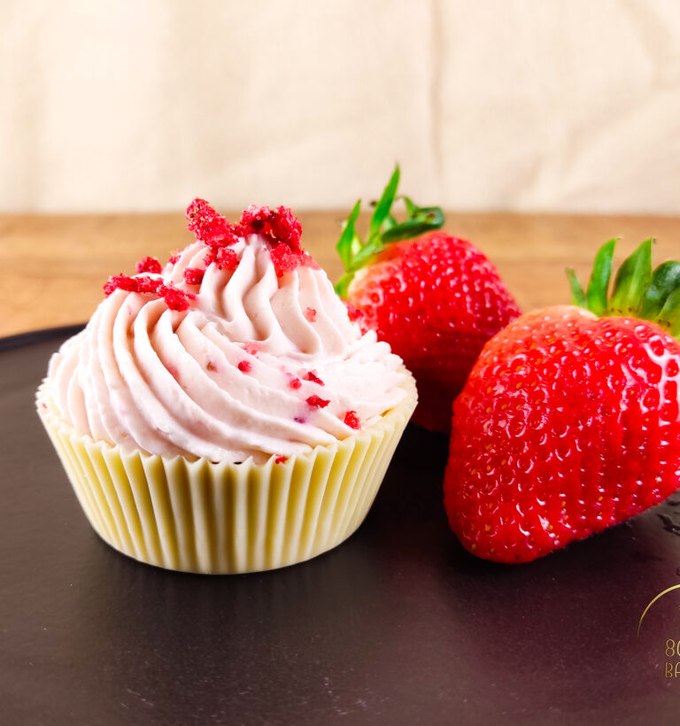 White Chocolate Strawberry Cups