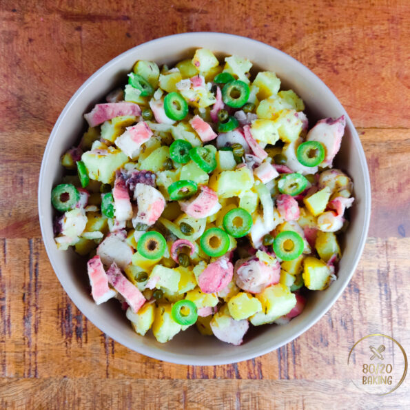 octopus potato salad